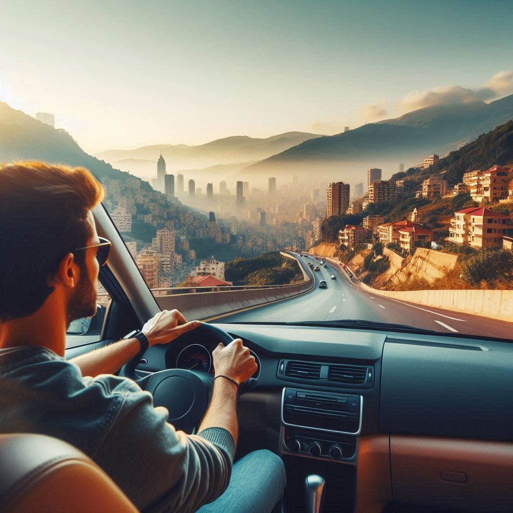 A scenic road in Lebanon